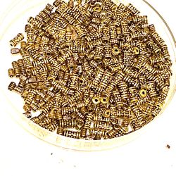 Lot Of Gold Tone Spacer Beads 