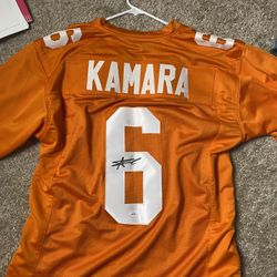 ALVIN KAMARA-signed College Jersey 