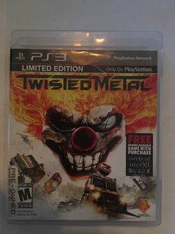 Sony ps3 twisted metal