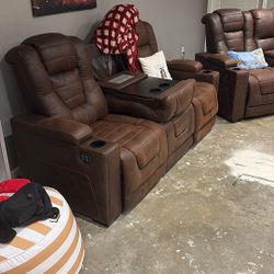 Two Piece Recliner Sofa 