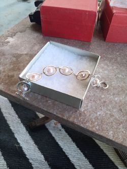 Opal Silver Bracelet 