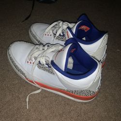 Air Jordan 3 (White w/ elephant print)