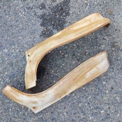 Metal Side Seat Trim Panels- White