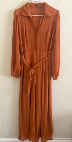 Fashion Nova Long Sleeve Maxi Dress Size L