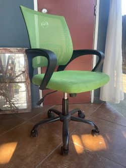 Green Kids Office Chair