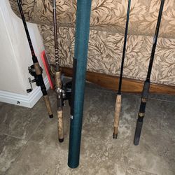 4 Fishing Rods + 1 St Croix Fly Rod 