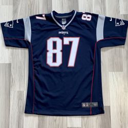 Nike New England Patriots Rob Gronkowski On Field Jersey. Size Youth XL/Adult Small. Great Condition See All Pics 