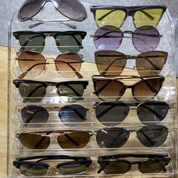 Multiple Sun Glasses, Sunglasses, Ray Bans, Carrera, Oakley, Nike, Maui Jim, Gucci And Much More 