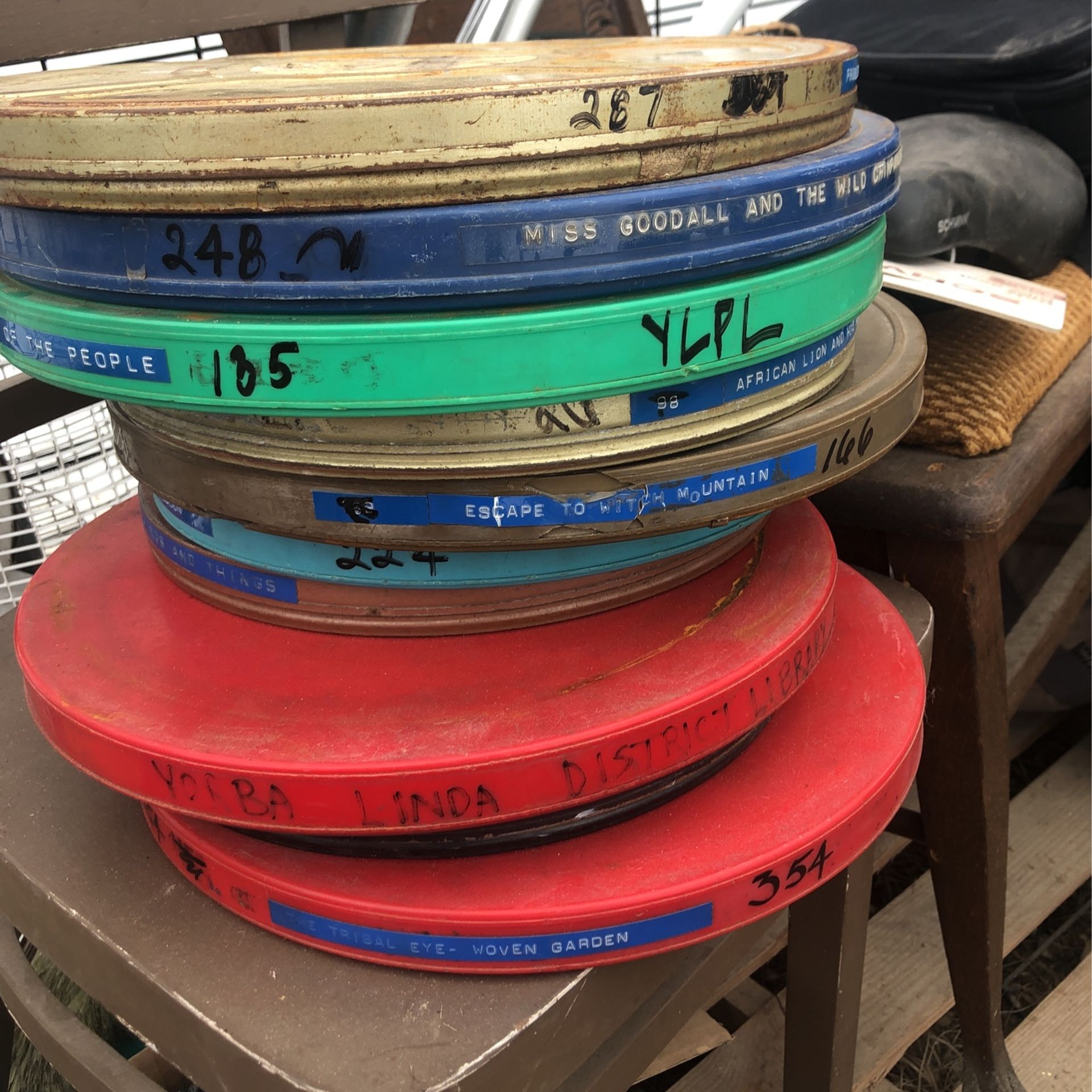 Vintage Disney And Other Old Movies Used In Libraries Years Ago 
