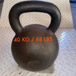 Strongman / Powerlifting 40 KG / 88 LB Kettle bell / Kettlebell