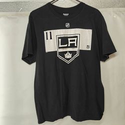 Reebok Los Angeles Kings t-shirt features player Anze Kopitar's number 11