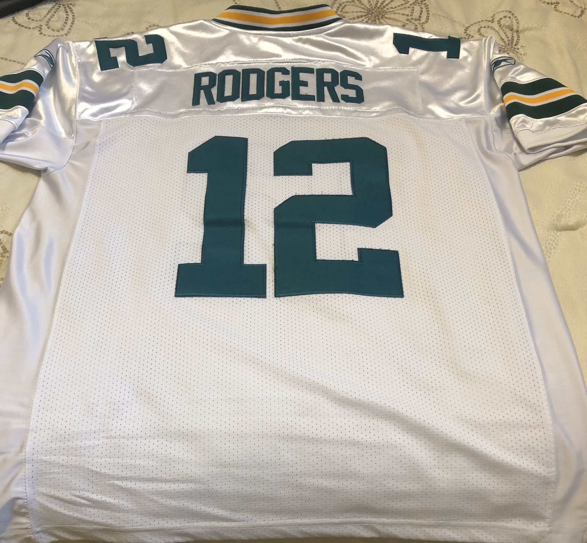 Green Bay Packers Aaron Rodgers Reebok Jersey! Size 50 XL! Like New!