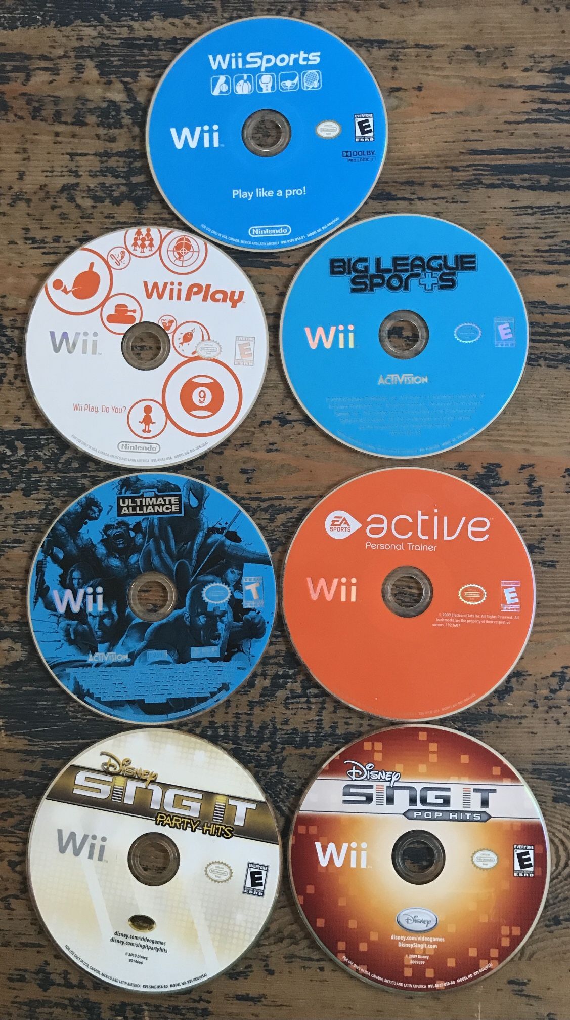 Wii Games Lot