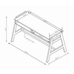 Kid’s Activity Table / Desk (White)