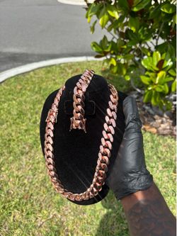 Miami Cuban Set Rose Gold