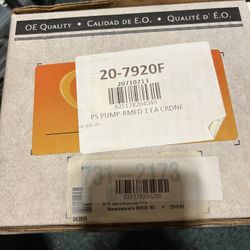 Power Steering Pump And Pulley