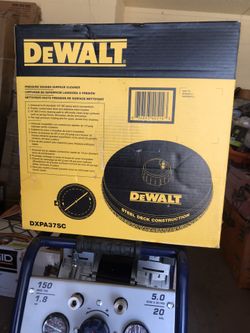 DeWalt Universal 18in Surface Cleaner for Cold Water Pressure Washer Rated up to 3700psi