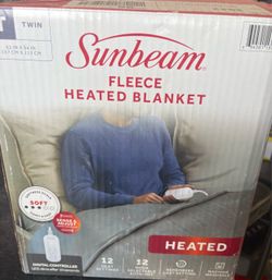 New heated fleece blanket