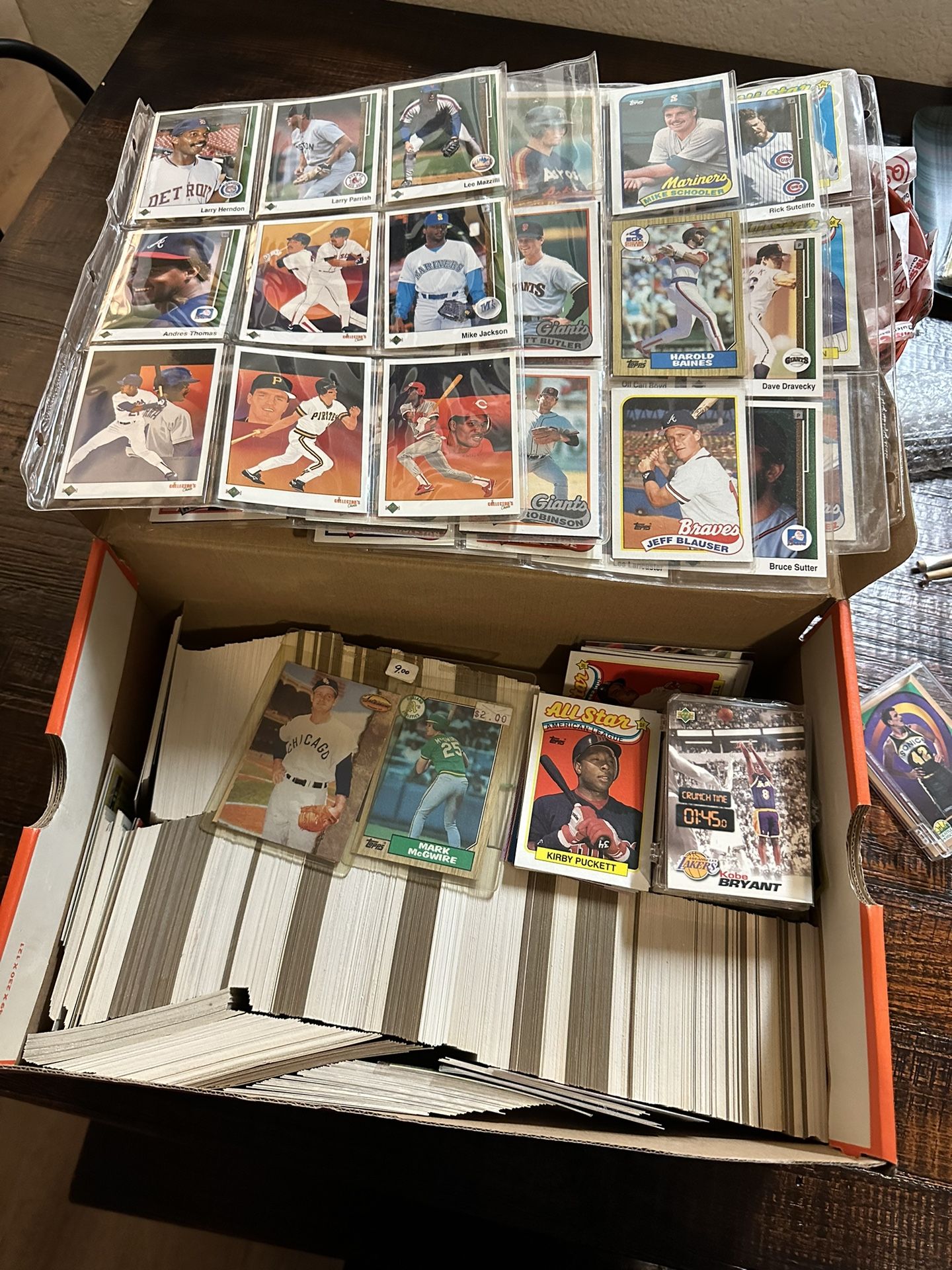 90’s Old School Baseball And Basketball Cards And Prizm And Panini 2020