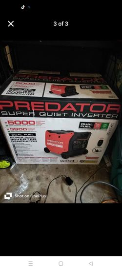 Predator 5000 dual fuel