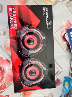 Computer And Other Device Speakers With Aux/usb Adapter