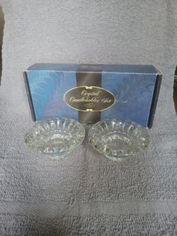 Crystal Candleholder Set