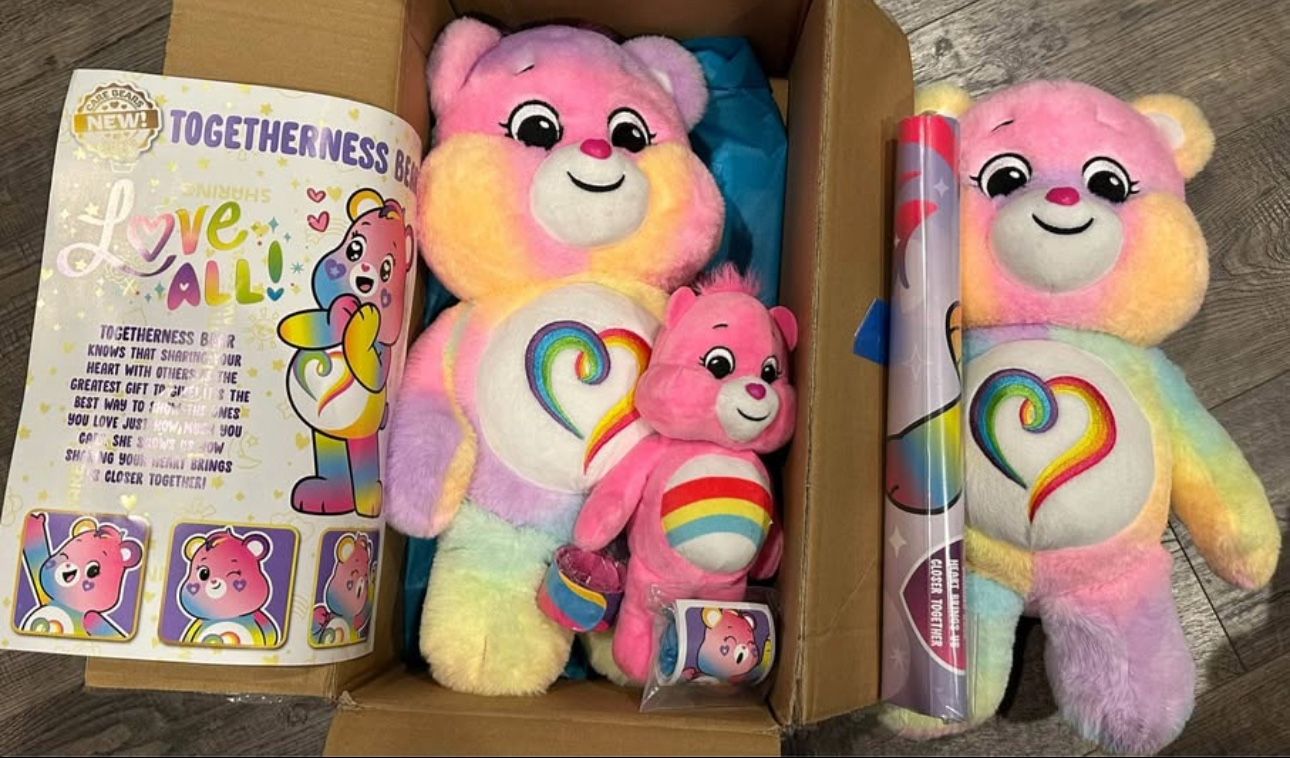 Carebears rainbow heart all for $15