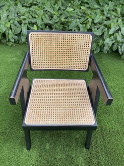 Teak & Cane Chair (#3)
