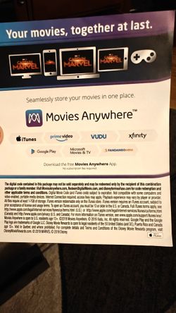 Captain Marvel Digital Code