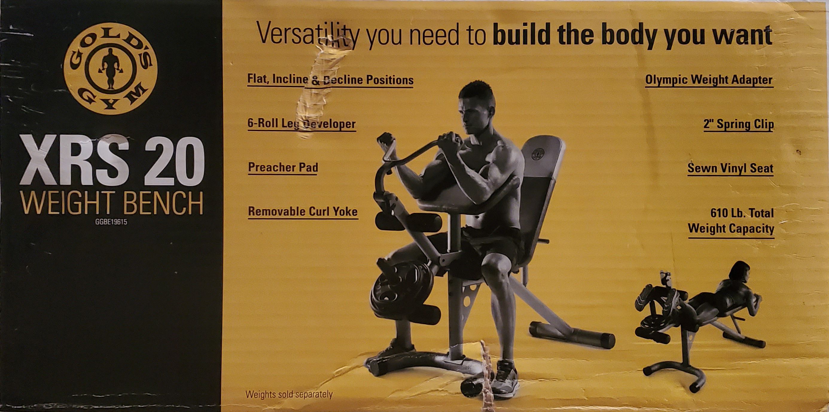 Gold's Gym XRS 20 Workout Bench
