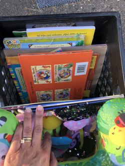Bolsa De Juguetes Y Libros