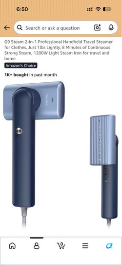 G9 Steam 2-in-1 Handheld Travel Steamer