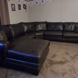 Leather Sectional - Can Deliver