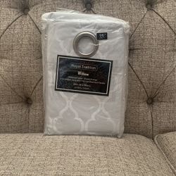 brand new White Willow curtains Black out