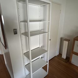 White Metal Shelf (adjustable)