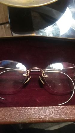 12kt Vintage eyeglasses $75
