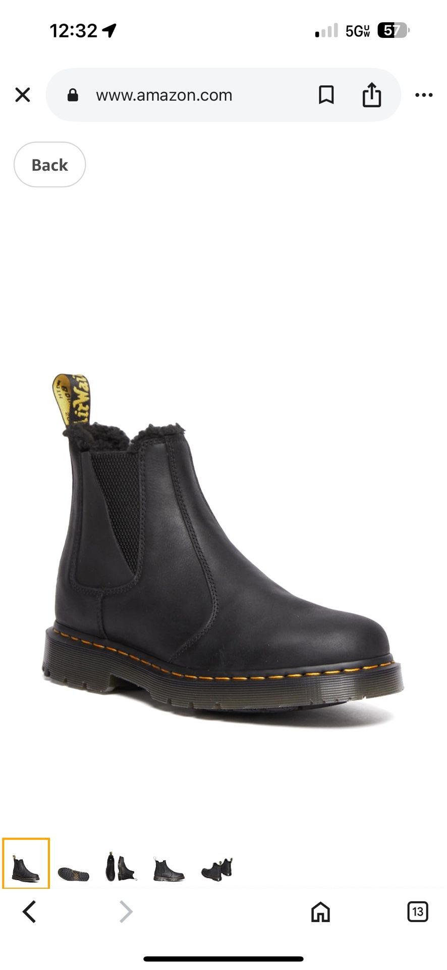 NWOT Dr Martens Unisex-Adult 2976 Wg Snow Boot