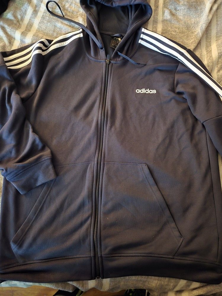 XL Navy Blue Adidas Hoodie