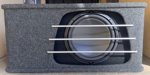 JL Audio W3v3 with Ported H.O. Wedge Enclosure
