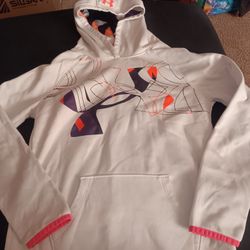 Girls Size Large, Under Armour Hooded Sweatshirt 