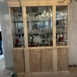 Chinaware Cabinet ( Without Chinaware)