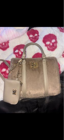 Steve Madden fur crossbody purse