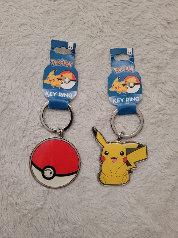 Pokemon Pikachu Metal Keychain