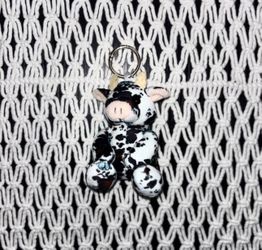 Cow Keychain