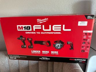 Milwaukee fuel 5-tool combo kit