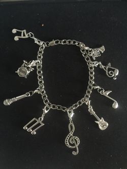 🎵I Love Music Charm Bracelet 🎶