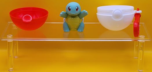 1999 Nintendo Pokemon Keychain, Pokeball Squirtle Collectible Toy, Burger King