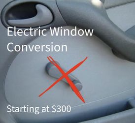 Electric Window Conversion Kit