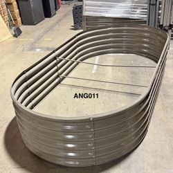 New 96"x48"x18" Galvanized Raised Planter Box Metal Garden Bed Plant Outdoor