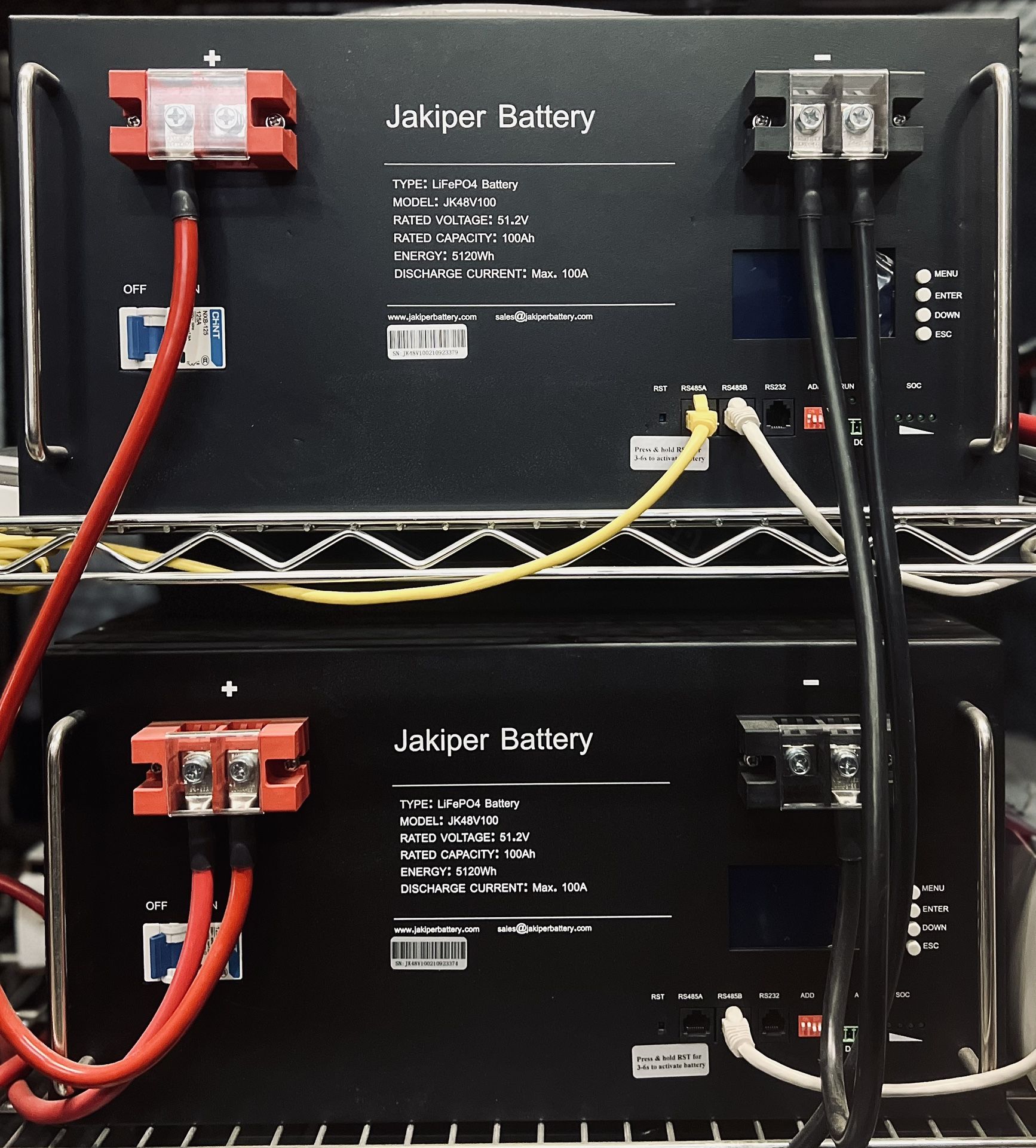 Jakiper battery LiFePO4 Battery For Off The Grid